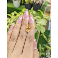 3.94 Ct. Citrine from Ceylon (Sri Lanka) Life Style