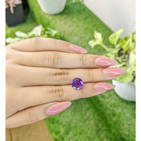 3.05 Ct. Amethyst from Ceylon (Sri Lanka) Life Style