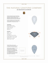 2.18 Ct. Rhodolite Garnet from Tanzania 3 D Scan Report