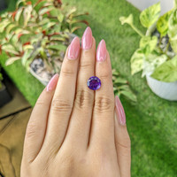 3.28 Ct. Amethyst from Ceylon (Sri Lanka) Life Style