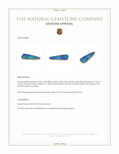 18.45 Ct. Multi Color Boulder Opal (Ironstone Opal) from Australia Appraisal