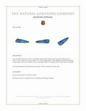 18.45 Ct. Multi Color Boulder Opal from Australia Appraisal