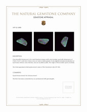 6.56 Ct. Boulder Opal from Australia Appraisal