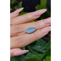 4.29 Ct. Cabochon Boulder Opal from Australia Life Style