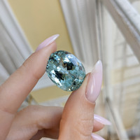33.31 Ct. Aquamarine from Brazil Life Style