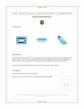 20.17 Ct. Aquamarine from Brazil Appraisal