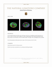 8.48 Ct. Multi Color Crystal/Jelly Opal from Australia Appraisal