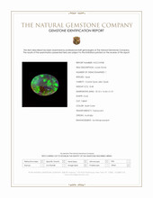 8.48 Ct. Multi Color Crystal Opal (Jelly Opal) from Australia Scan Report