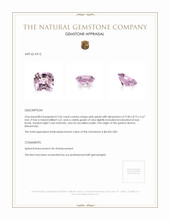 3.56 Ct. Spinel from Burma (Myanmar) Appraisal