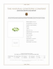 0.66 Ct. Green Tourmaline from Mozambique Scan Report