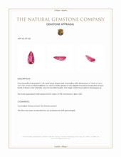 1.28 Ct. Tourmaline from Madagascar Appraisal