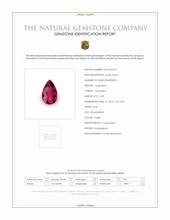 2.39 Ct. Purple Tourmaline from Madagascar Scan Report