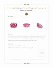 12.38 Ct. Tourmaline from Madagascar Appraisal