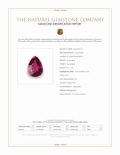 6.06 Ct. Purplish Pink Tourmaline from Madagascar Scan Report