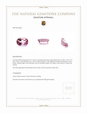 2.27 Ct. Topaz from Ceylon (Sri Lanka) Appraisal