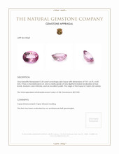 2.20 Ct. Topaz from Ceylon (Sri Lanka) Appraisal
