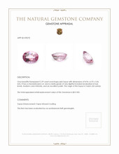 2.29 Ct. Topaz from Ceylon (Sri Lanka) Appraisal