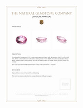 2.18 Ct. Topaz from Ceylon (Sri Lanka) Appraisal