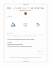 1.88 Ct. Aquamarine from Mozambique Appraisal