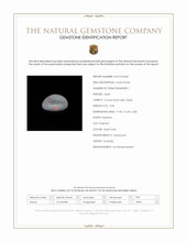 2.04 Ct. Multi Color Crystal Opal (Jelly Opal) from Australia Scan Report