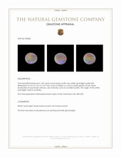 1.84 Ct. Multi Color White Opal (Light Opal) from Australia Appraisal