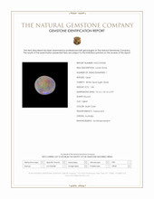 1.84 Ct. Multi Color White Opal (Light Opal) from Australia Scan Report