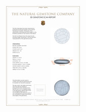 1.84 Ct. White Opal from Australia 3 D Scan Report