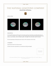 0.98 Ct. Semi-Black Opal from Australia Appraisal