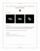 1.33 Ct. Crystal/Jelly Opal from Australia Appraisal