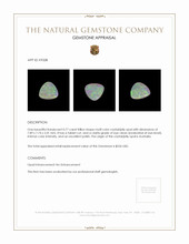 0.77 Ct. Crystal/Jelly Opal from Australia Appraisal