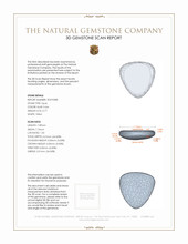 0.77 Ct. Crystal/Jelly Opal from Australia 3 D Scan Report