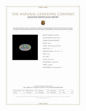 1.17 Ct. Multi Color White Opal (Light Opal) from Australia Scan Report