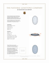 1.17 Ct. White Opal from Australia 3 D Scan Report