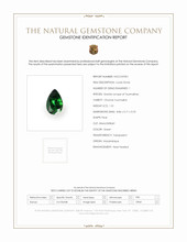 1.01 Ct. Chrome Tourmaline from Mozambique Scan Report