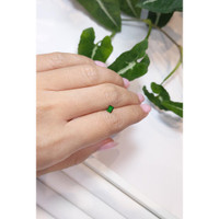 0.27 Ct. Chrome Tourmaline from Mozambique Life Style