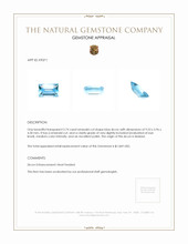 2.74 Ct. Zircon from Malawi Appraisal