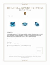 1.22 Ct. Zircon from Malawi Appraisal