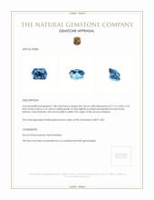 1.48 Ct. Zircon from Malawi Appraisal