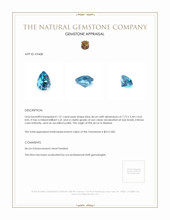 1.51 Ct. Zircon from Malawi Appraisal