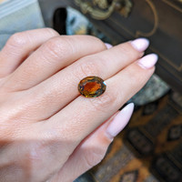 5.68 Ct. Chrysoberyl from Ceylon (Sri Lanka) Life Style