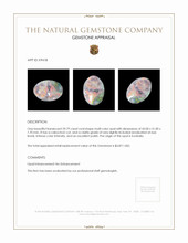 59.79 Ct. Cabochon Opal from Australia Appraisal