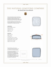 2.73 Ct. Boulder Opal from Australia 3 D Scan Report