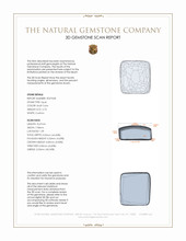 2.73 Ct. Boulder Opal from Australia 3 D Scan Report