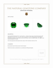 0.57 Ct. Demantoid Garnet from Russia Appraisal