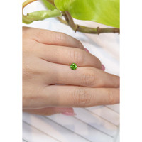 0.64 Ct. Demantoid Garnet from Russia Life Style