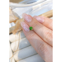 0.64 Ct. Demantoid Garnet from Russia Life Style