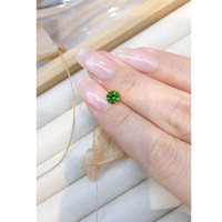 0.74 Ct. Demantoid Garnet from Russia Life Style