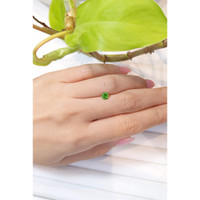 0.65 Ct. Demantoid Garnet from Russia Life Style