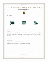 1.89 Ct. Tourmaline from Afghanistan Appraisal