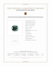1.25 Ct. Tourmaline from Afghanistan Scan Report